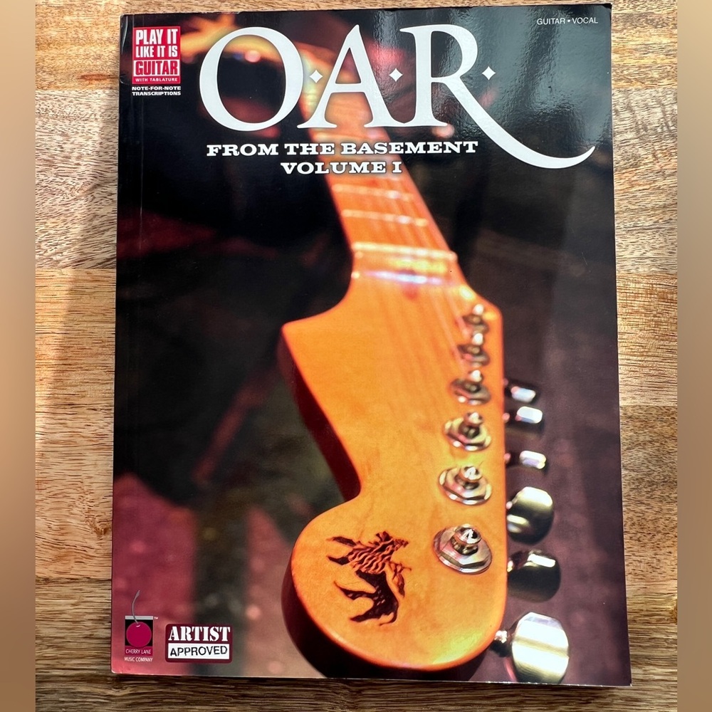 OAR Guitar and Vocal Music Book